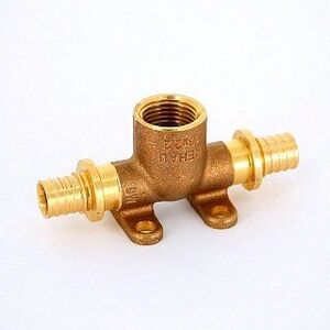 REHAU Водорозетка надвижная проходная 16х1/2"х16 MХ (бронза)