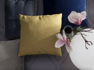 Tonin Casa Однотонная квадратная подушка из ткани