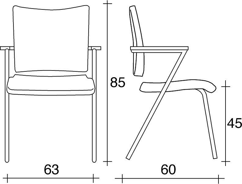 TALIN Мягкое кресло с подлокотниками для залов ожидания Aviamid sun-id-1385088 - Вид №1