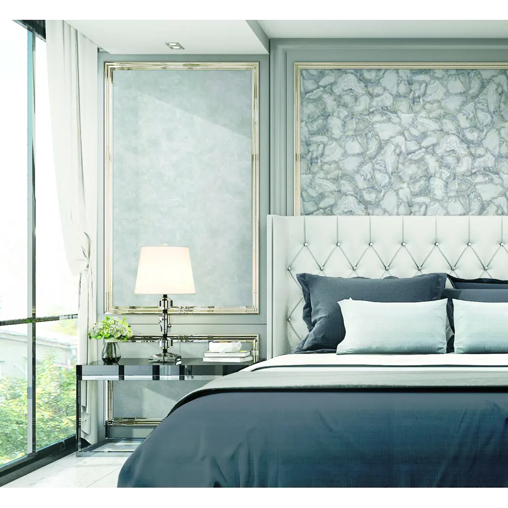 Обои флизелиновые Артекс Агат серые 1.06 м 10580-04 STLM-2103374 - Вид №3