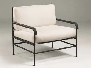 Unopiù Садовое кресло из оцинкованного железа и акриловой ткани Toscana Topo