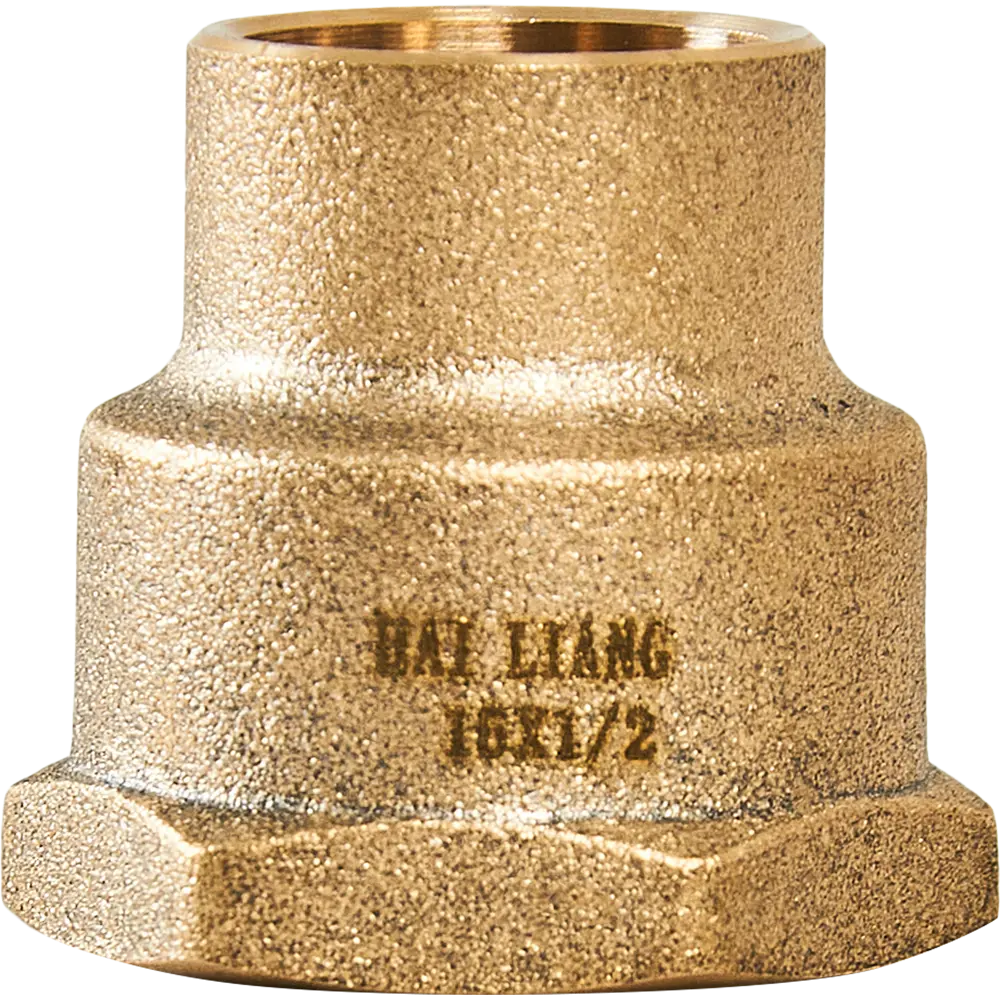 Муфта переходная Hailiang ø1/2"x15 мм внутренняя резьба медь STLM-2100712 - Вид №1