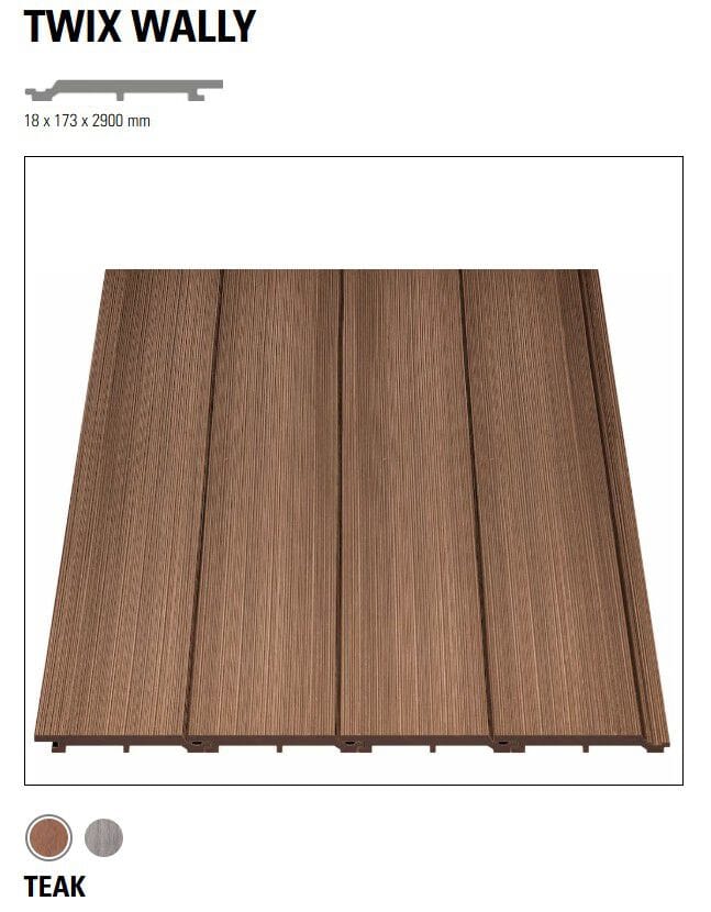 Композитный деревянный сайдинг Déco Twix ARCH-00133073 - Вид №5