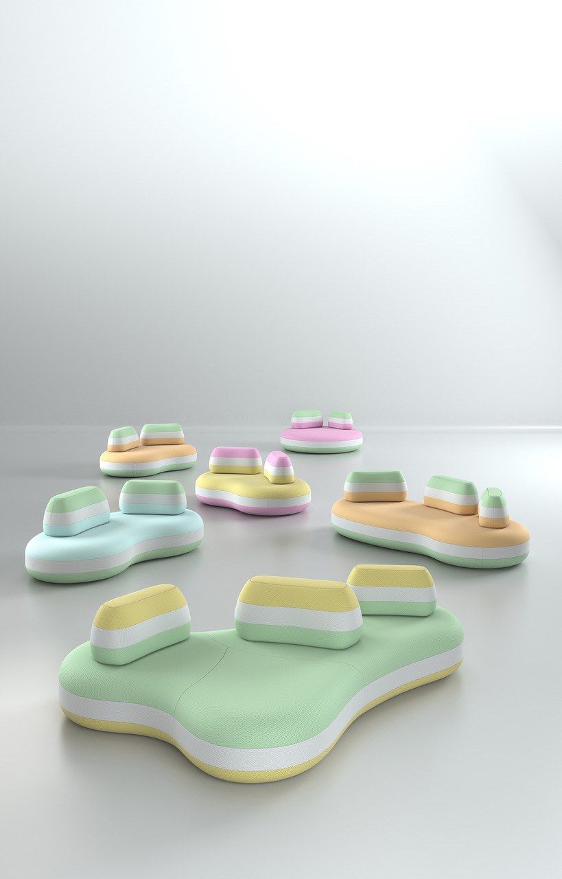 Открытый диван ROCHE BOBOIS Bombom ARCH-00039578 - Вид №1