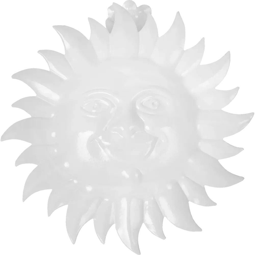 Клипса Солнце металл цвет белый ARTTEX STLM-2140238 - Вид №1