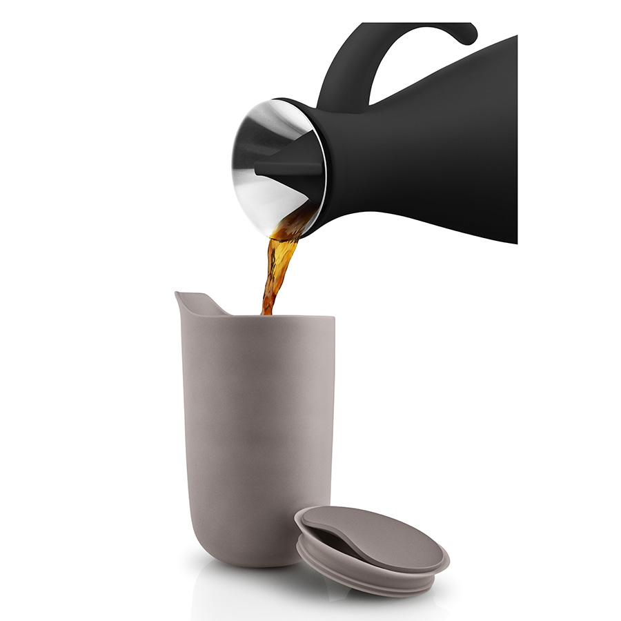 575001 Термокружка керамическая, 280 мл, серая Eva Solo  - Вид №2