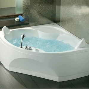 Ванна угловая с аэромассажем Greta 140 см