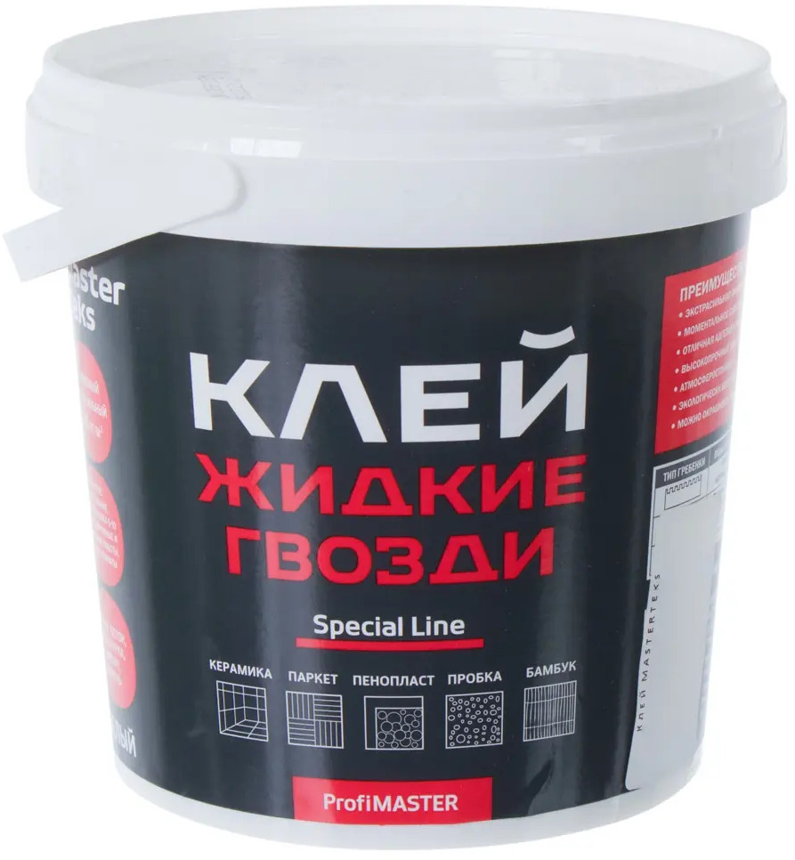 Экстрасильный монтажный клей MasterTeks для внутренних и наружных работ 88279687