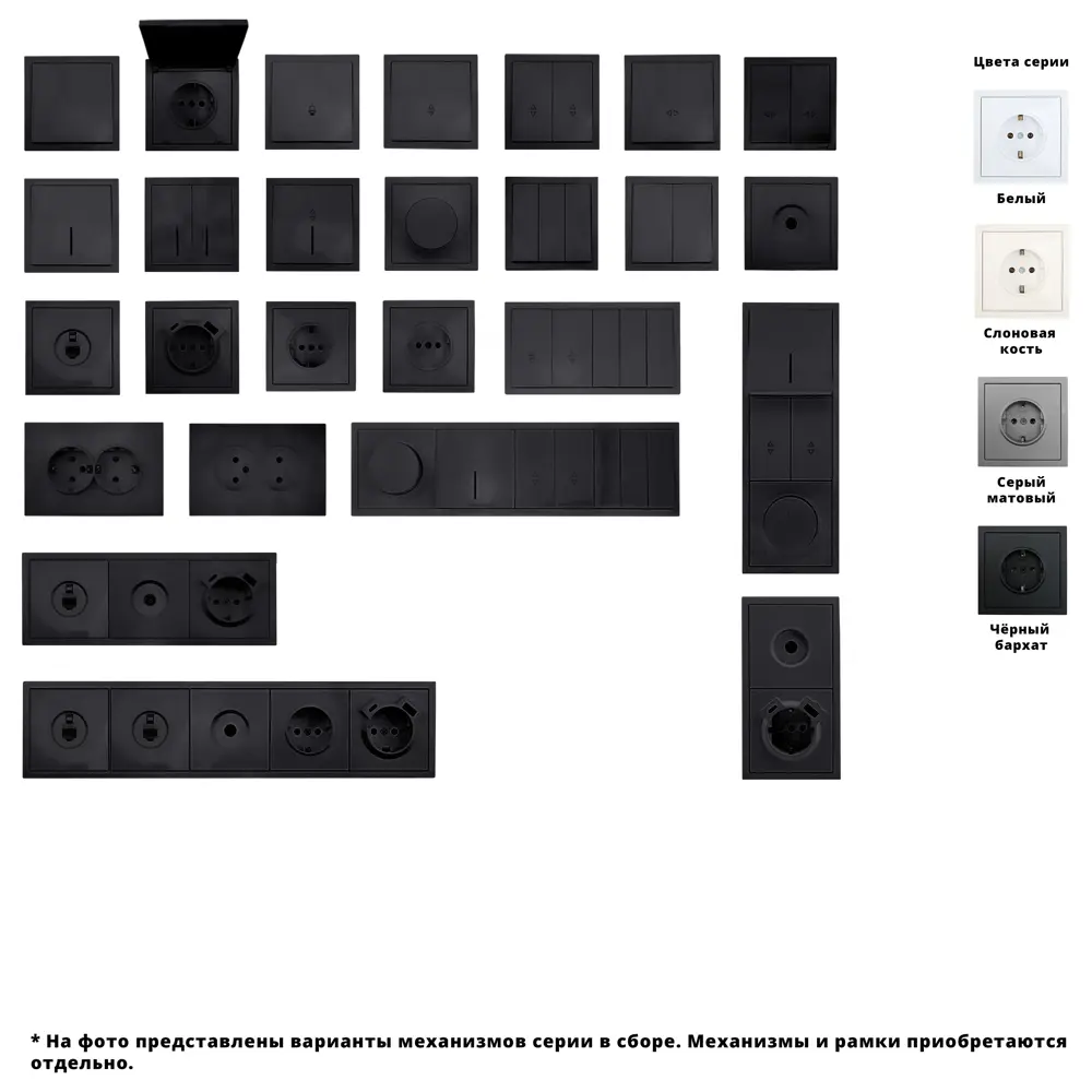 Кабельный ввод Zima цвет черный бархат Santreyd STLM-2195603 - Вид №3