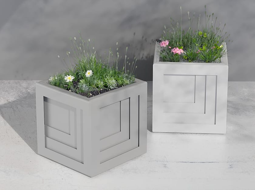 Металлический плантатор DIMCAR QUADRIO ARCH-00090727