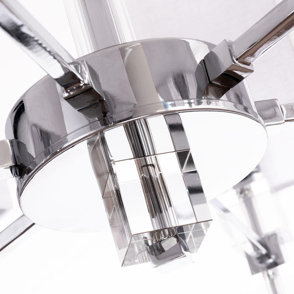 Подвесная люстра Arte Lamp North A5896LM-6CC ARTE LAMP ДИЗАЙНЕРСКИЕ, NORTH 328819 Белый;хром  - Вид №3