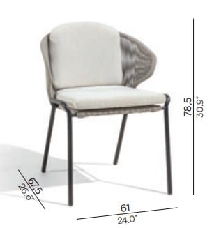 Веревочный садовый стул MANUTTI Radoc ARCH-00030365 - Вид №11