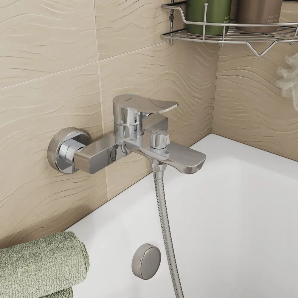 Смеситель для ванны Milardo Demi однорычажный на ванну цвет хром STLM-2084431 - Вид №5