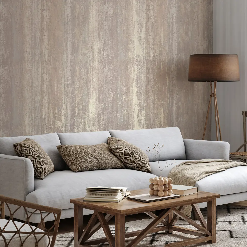 Обои флизелиновые Walldecor Exclusive Джерси темно-бежевые 1.06 м 75232-28 89449387 STLM-2102233 - Вид №4