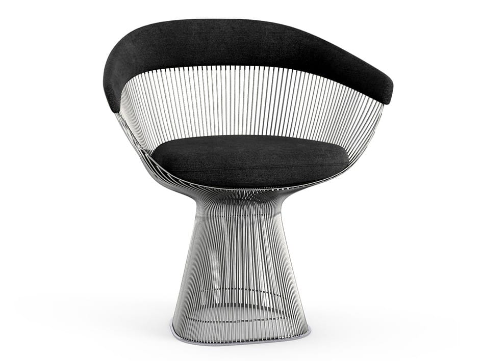 Стальной стул с подлокотниками Knoll Platner ARCH-00027381