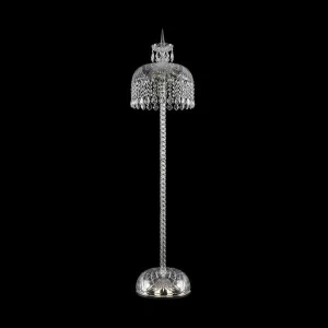 Торшер хрустальный на 5 ламп 145х35 см золотой Bohemia Ivele 14781T4/35-145 G Leafs BOHEMIA IVELE ЭЛИТНЫЕ 00-3889495 Золото;прозрачный