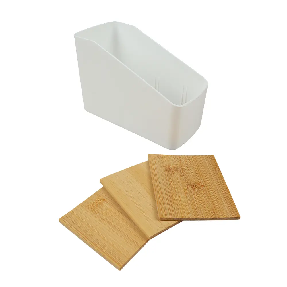 Органайзер лайт пластик/бамбук белый Santreyd STLM-2153500 - Вид №3