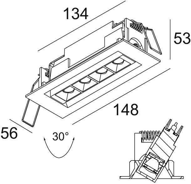 Delta Light Несколько регулируемых светодиодных прожекторов Dot.com sun-id-1492068 - Вид №9