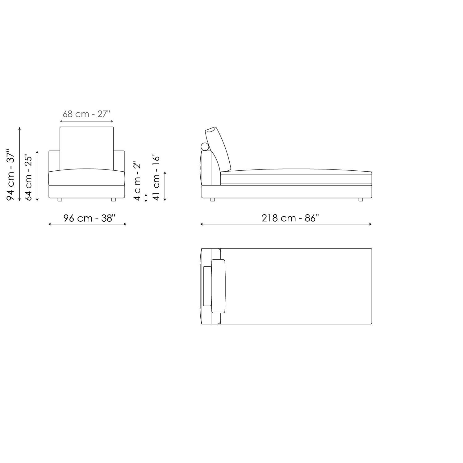 Ткань диван BONALDO LIAM ARCH-00067700 - Вид №29