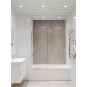 Набор реек 2x1 м цвет серебристый металлик, без раскладки