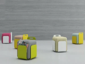 Tuna Ofis Квадратный пуф с подкладкой