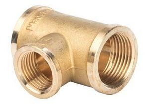 Тройник переходной ВР 3/4х1/2х3/4" латунь STOUT