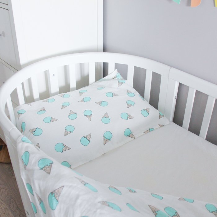 Комплект детского постельного белья Ice Cream VAMVIGVAM  282084 Белый;голубой Santreyd  - Вид №3