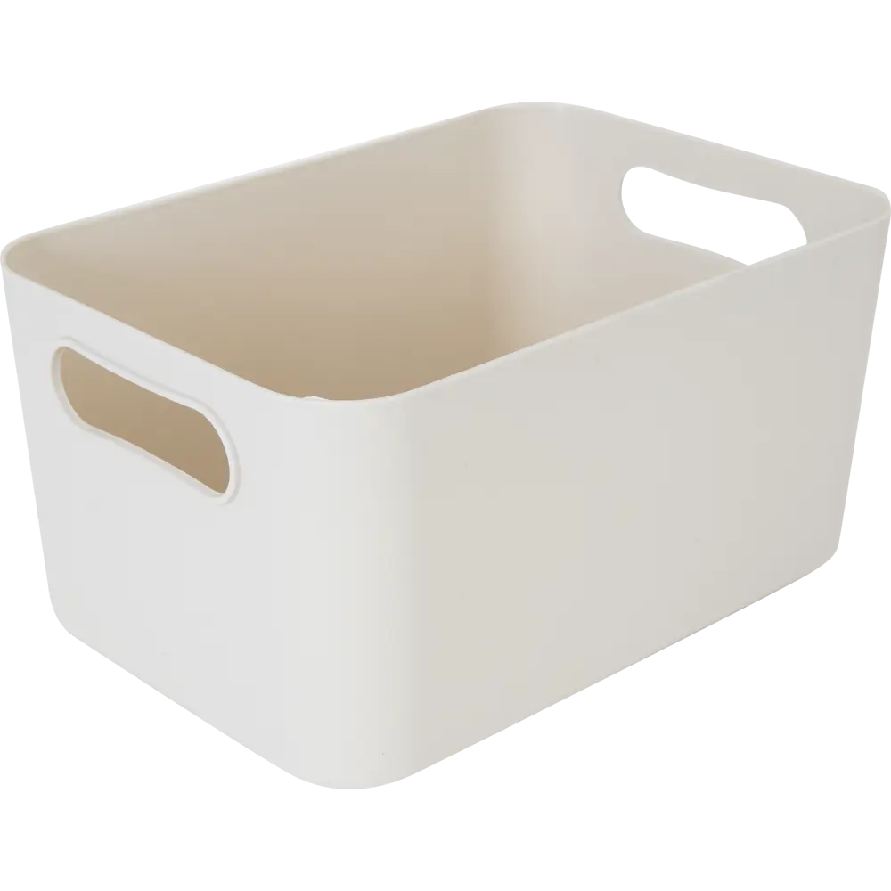 Корзина для хранения 23x15.5x12 см полипропилен цвет кремовый Santreyd STLM-2171386