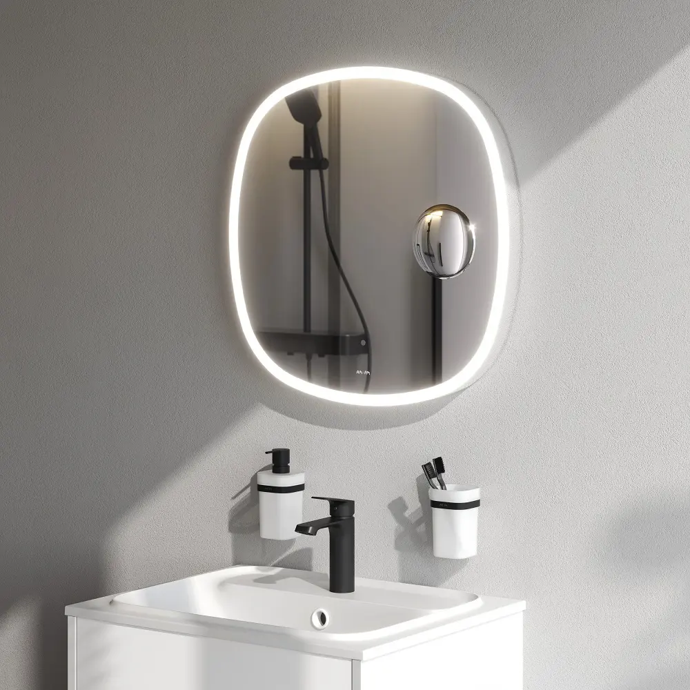 Зеркало AM.PM Moxie с LED-подсветкой для ванной 60x60 см 89375627 STLM-1404493 - Вид №7