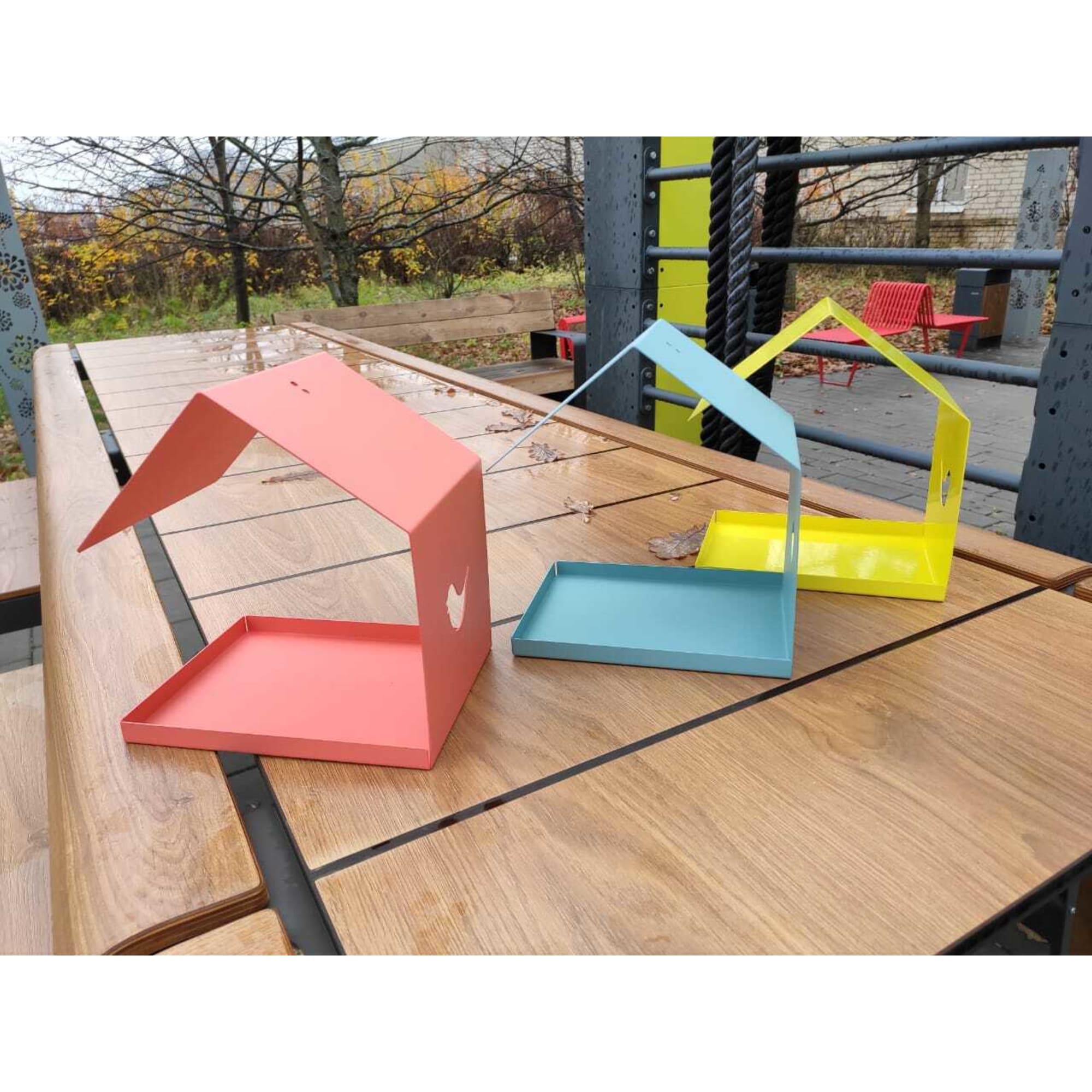 82585550 Кормушка для птиц цвет жёлтый Santreyd  - Вид №4