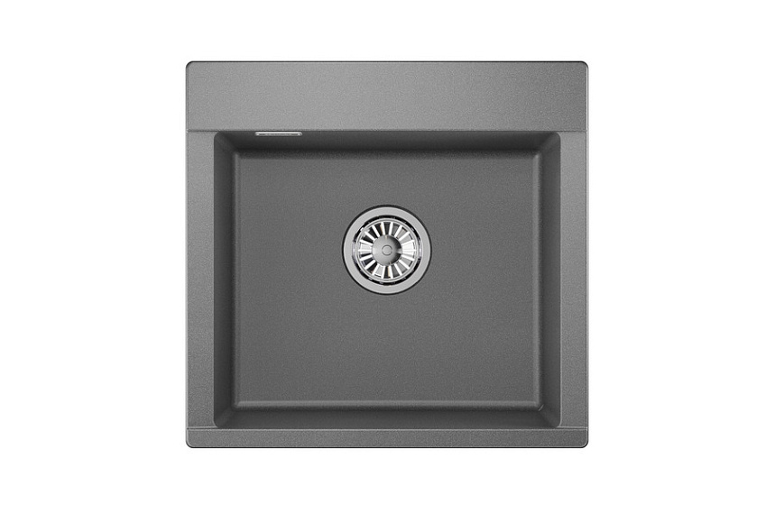 ES-5201, ГРАФИТ (ЧЁРНО-СЕРЫЙ), кухонная мойка, кварц, ESTETICA GRANULA 5201-ST169 - Вид №2