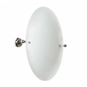 Traditional bathrooms Винтажное овальное зеркало для ванной Tb606bl.nk Glas / messing / porzellan