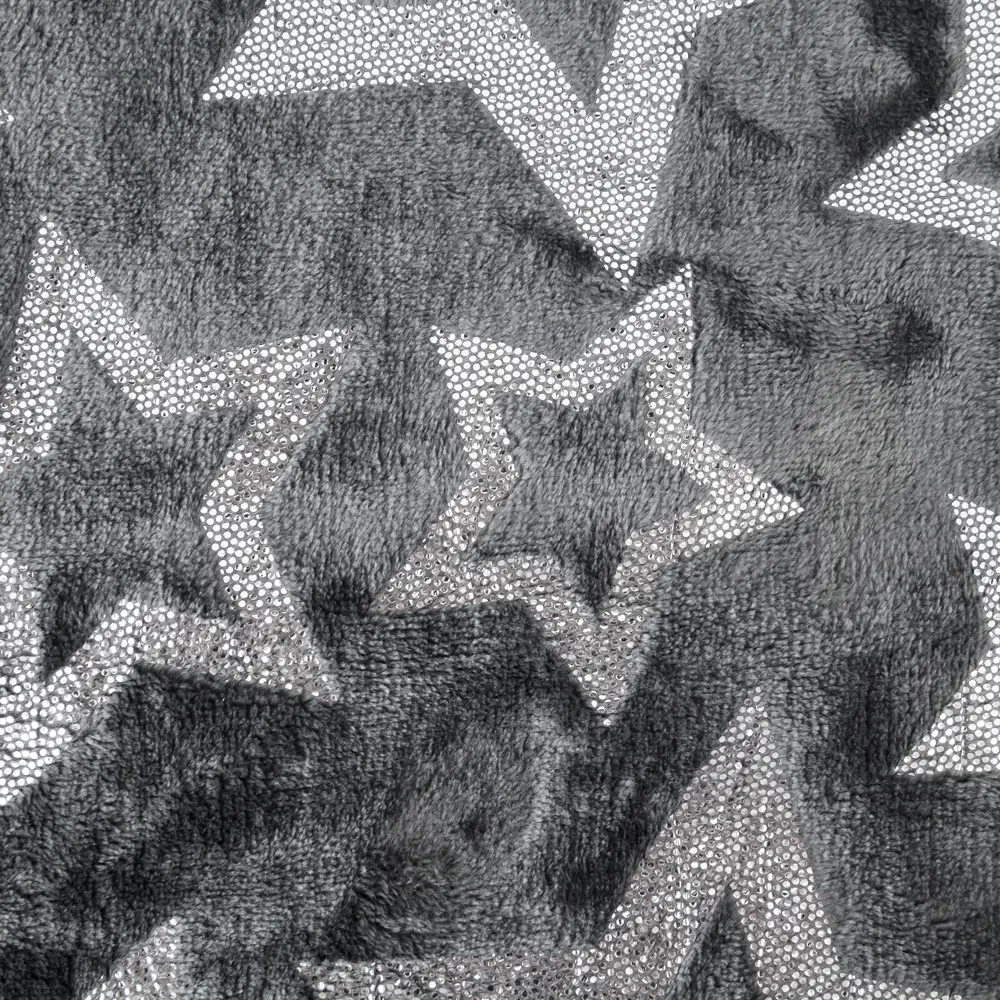 Плед "Звездное небо" 180x200 см фланель цвет серый Santreyd нет STLM-2125712 - Вид №1