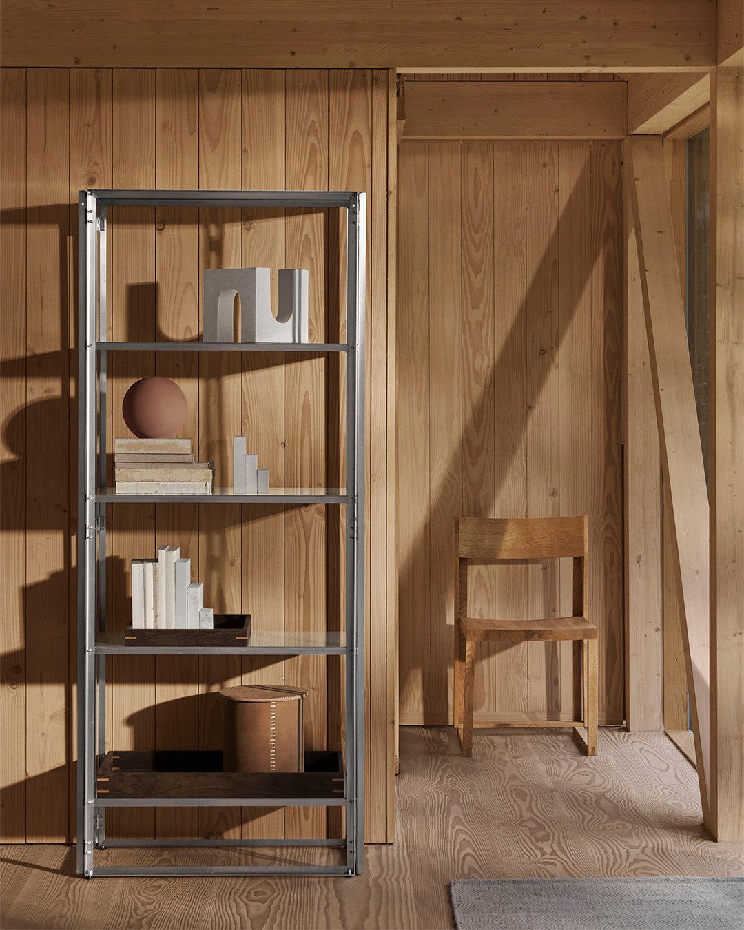 Книжный шкаф из нержавеющей стали Kristina Dam Studio FOLDABLE SHELF ARCH-00110914 - Вид №3