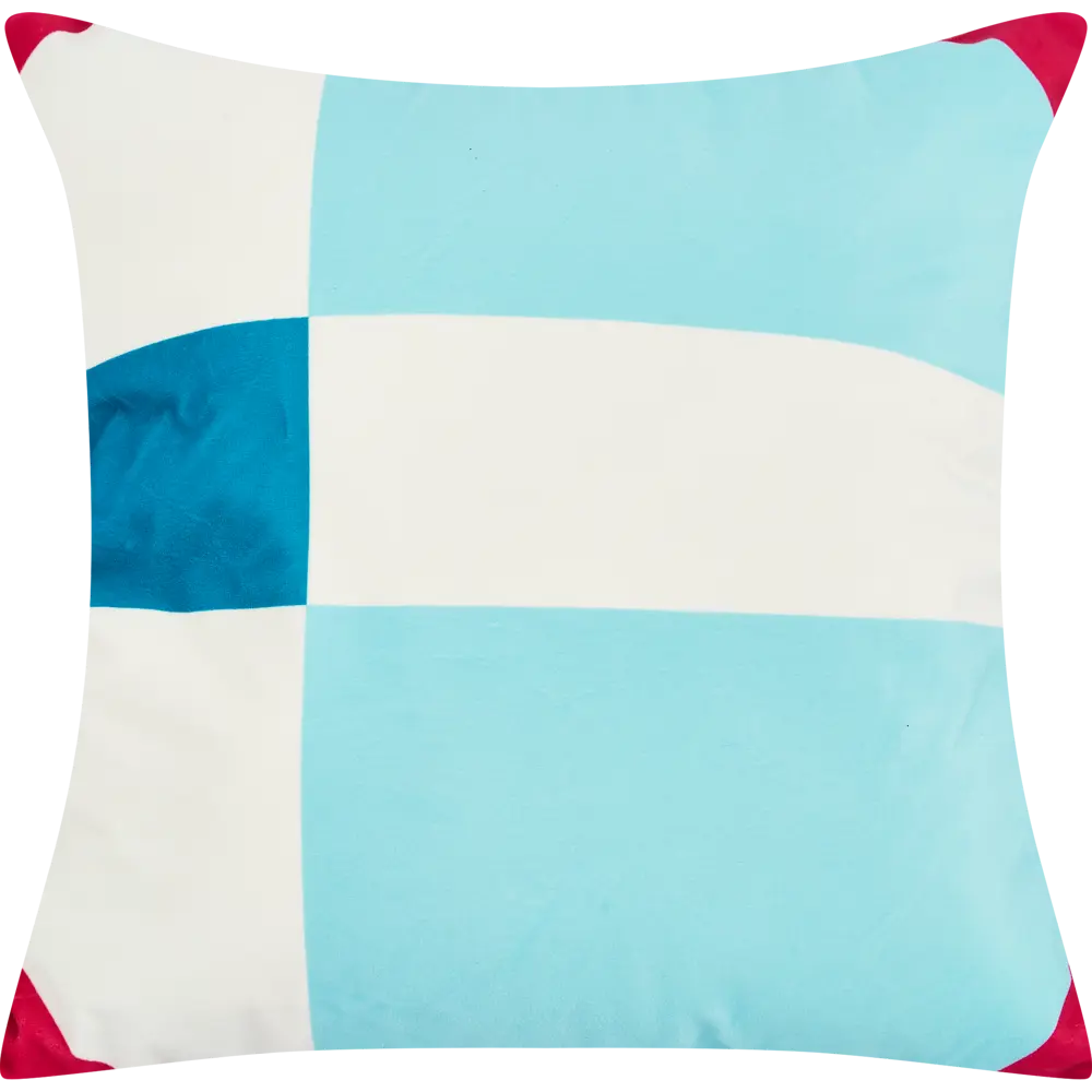 Подушка Луара 40х40 см цвет бирюзово-розовый SEASONS STLM-2113974