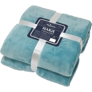 Плед Ardenza Seashore 180х200 см фланель цвет бирюзовый