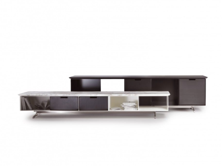 Металлический шкаф с мраморным верхом Flexform ARCH-00034716