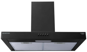 9168713 Вытяжка каминная Meferi SLIMBOX60BK LIGHT черный