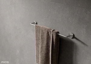 HS12-900G-K55 Полотенцесушитель изогнутый, из серии G для крепления на клей, ширина 90 см PHOS