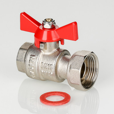 VT.241.N.0506 Кран шаровой с накидной гайкой Valtec 3/4" x 1"  - Вид №1