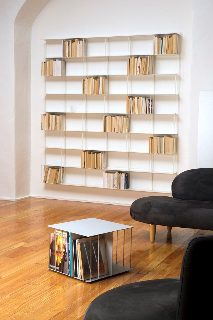 KRIPTONITE Отдельно стоящий вращающийся книжный шкаф из алюминия sun-id-1389768 - Вид №7