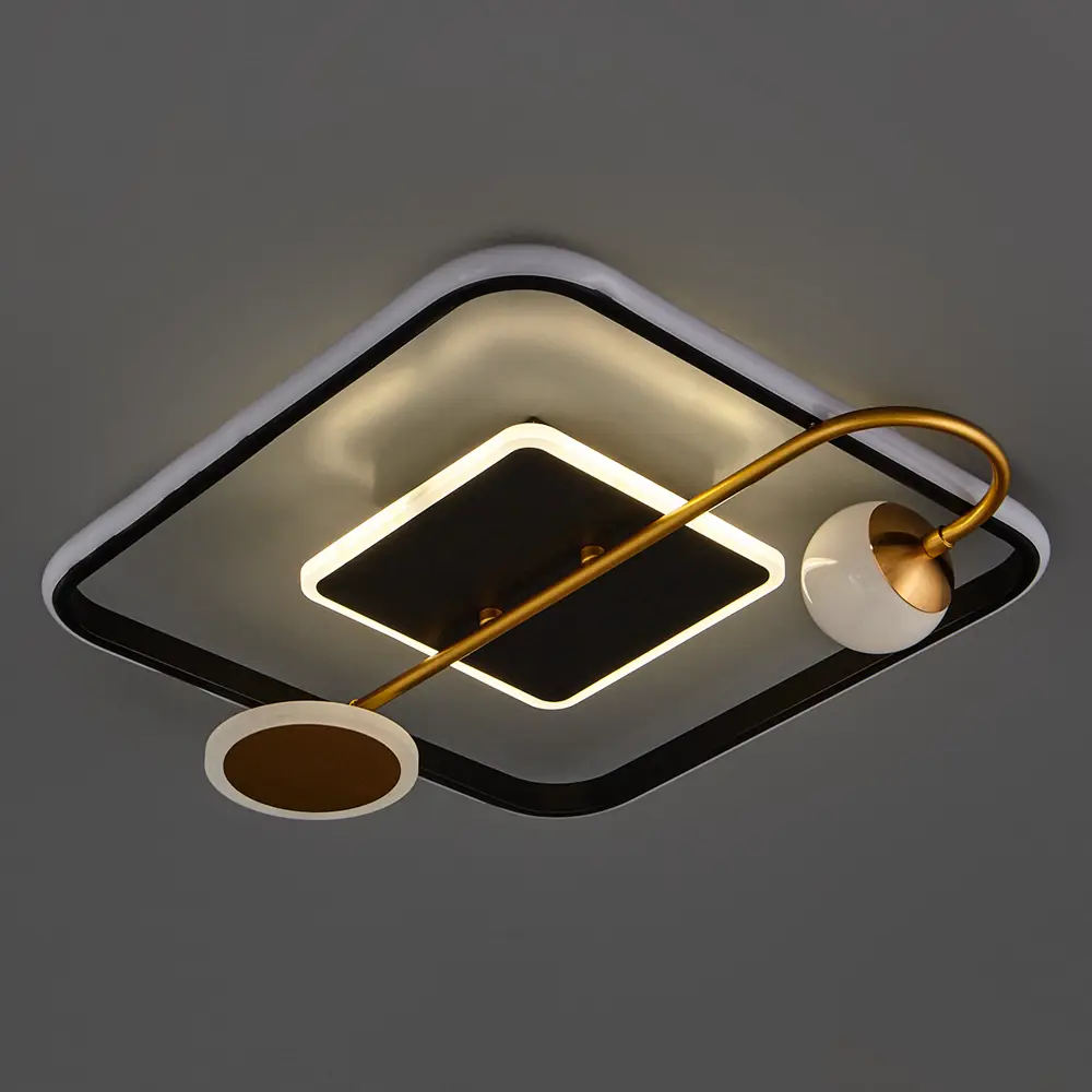 Люстра потолочная Jlight Viana 5648/80C LED цвет черный/золото 84315604 STLM-2103276  - Вид №3