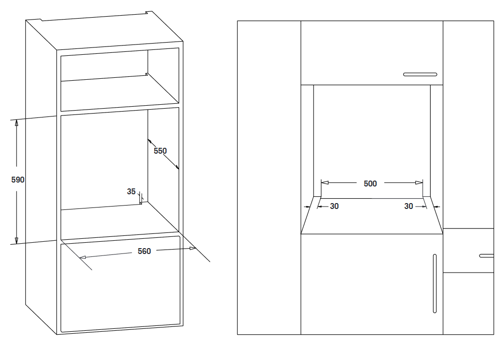 9182381 Электрический духовой шкаф Delvento V6EW59005 белый STDN-0059737 - Вид №8