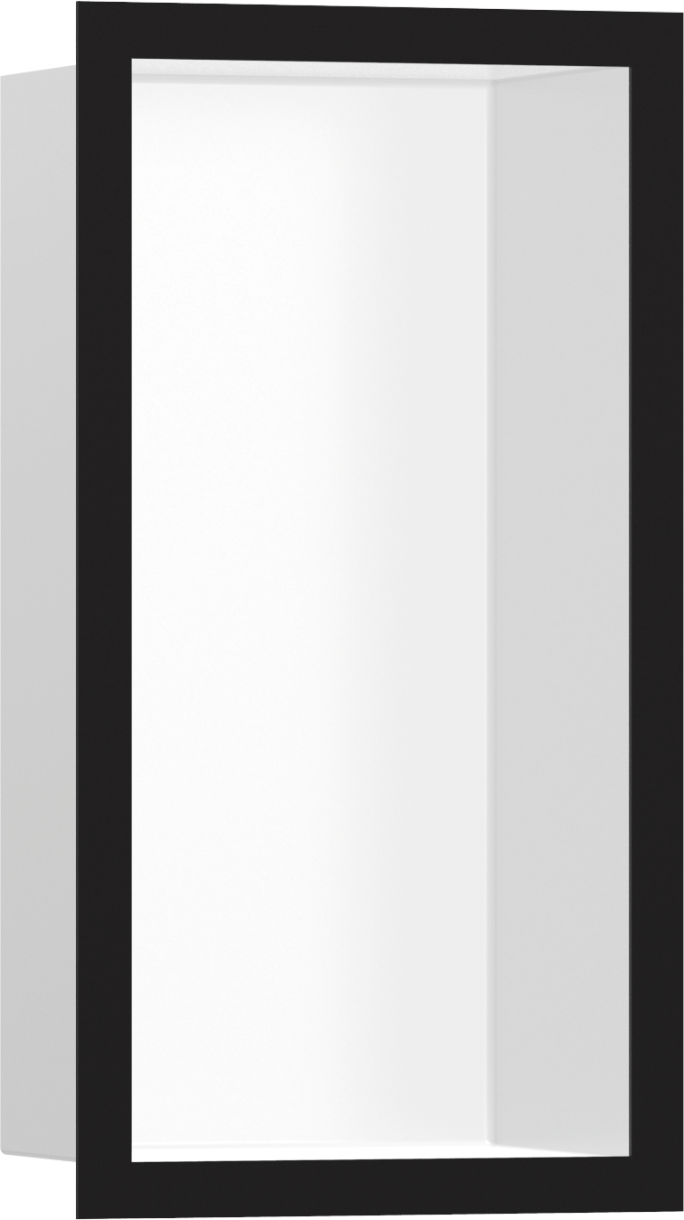 56096670 XtraStoris Individual Стеновая ниша Matt White с дизайнерской рамкой 300/150/100 Hansgrohe 