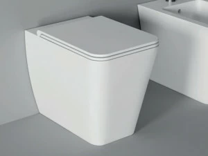 31190101 Приставной унитаз напольный Белый Alice Ceramica Hide Италия