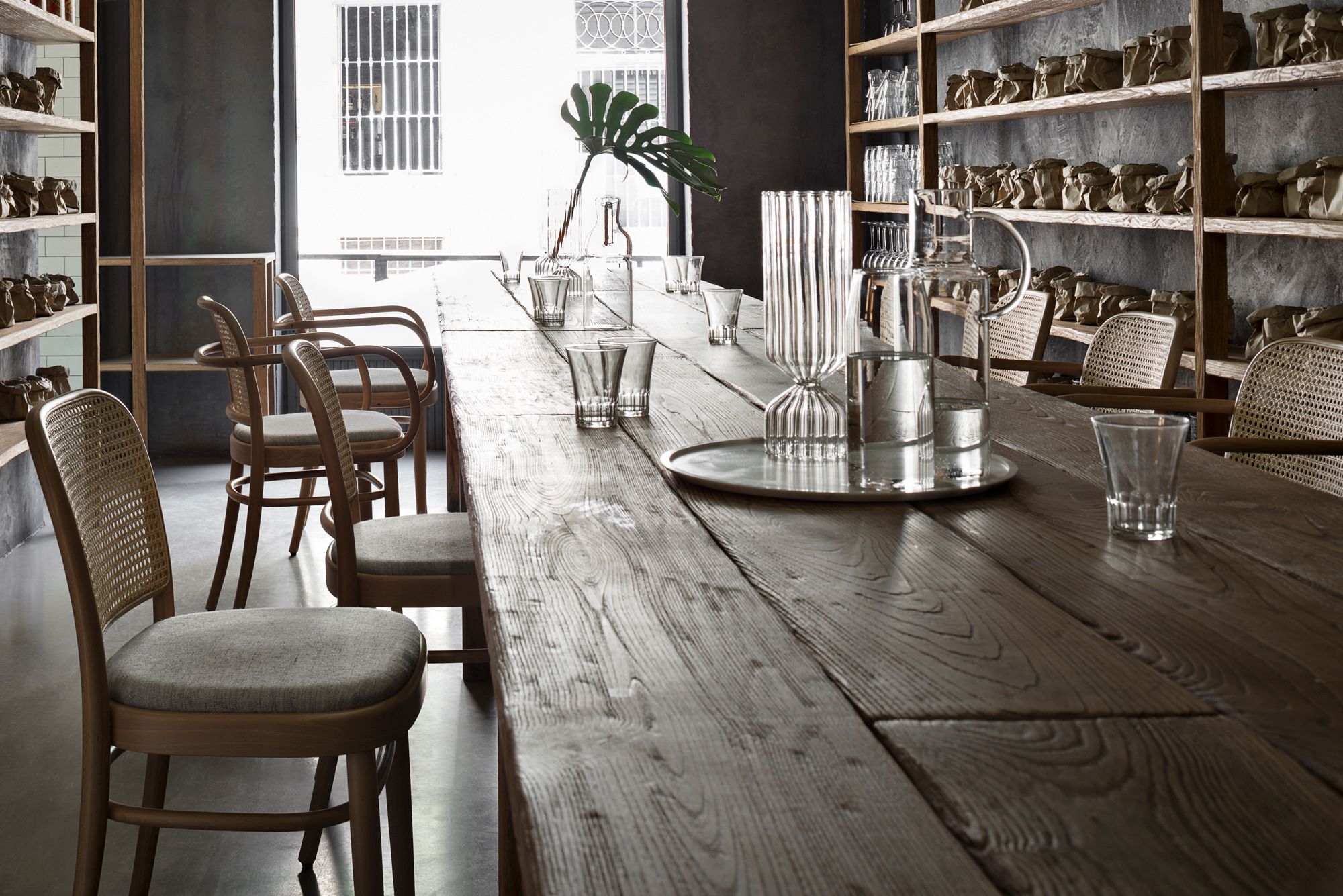 Венский стул из бука и соломы с подлокотниками Wiener GTV Design № 811 ARCH-00126440 - Вид №2