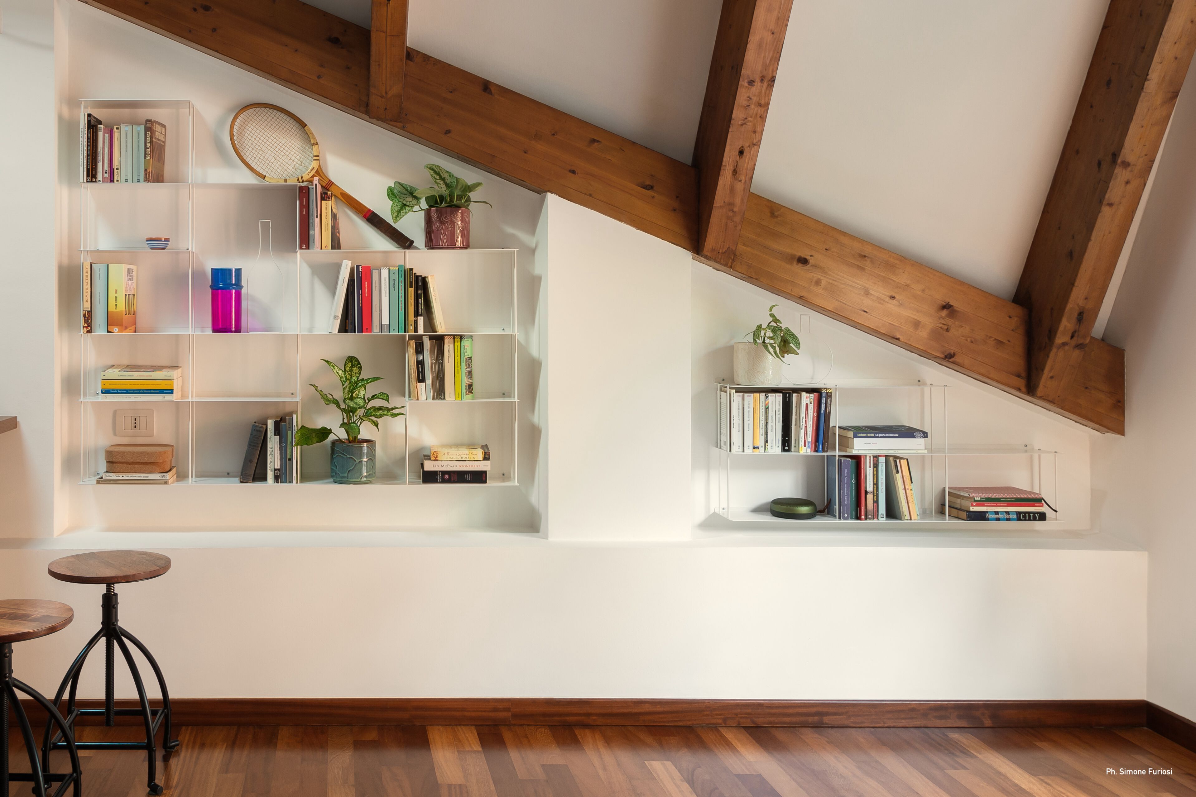 Алюминиевый секционный настенный книжный шкаф KRIPTONITE Krossing ARCH-00131150 - Вид №16