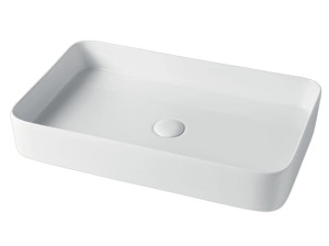 Керамическая столешница прямоугольная раковина