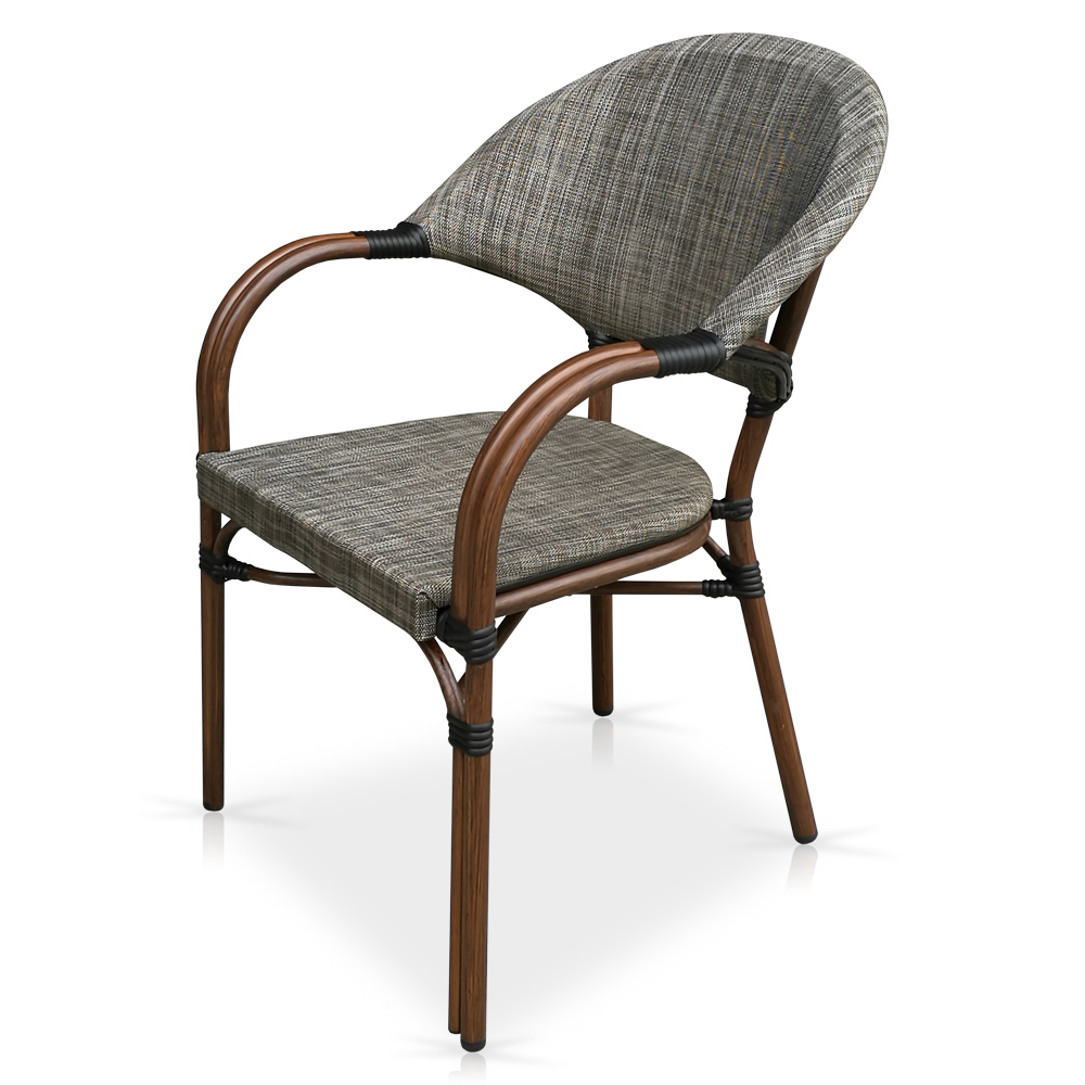 C029-TX Grey-beige Кресло Afina 