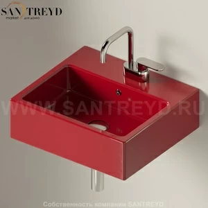 5058.3011 Подвесная раковина настенная прямоугольная Ceramica Flaminia Acquagrande